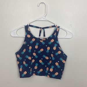 Charlotte Russe Pineapple Crop Top